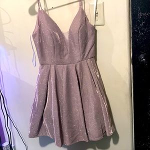 Champagne pink glitter Dress